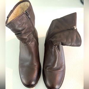 Buffalo leather boots bought in London